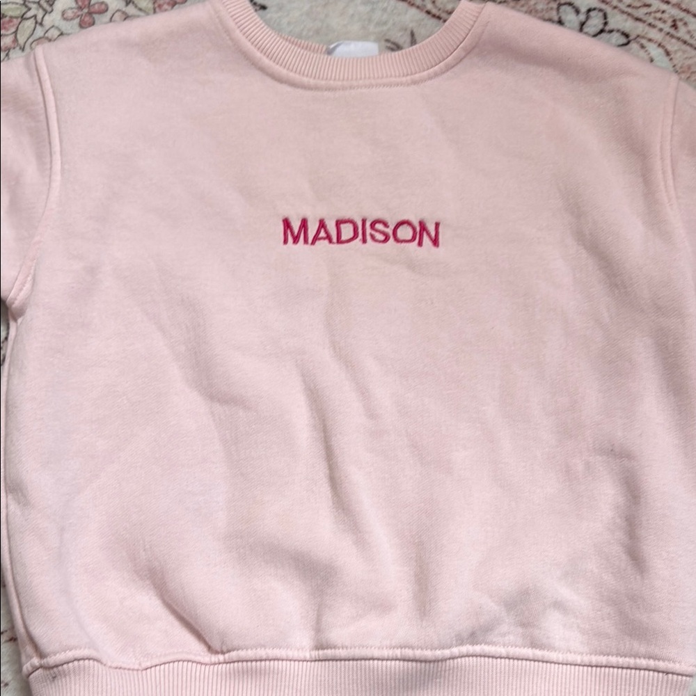 Madison Kids Pink Sweatshirt